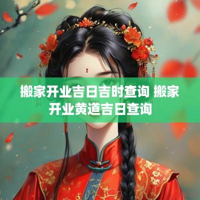 搬家开业吉日吉时查询 搬家开业黄道吉日查询