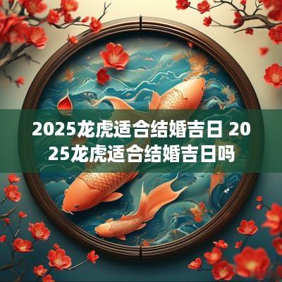 2025龙虎适合结婚吉日 2025龙虎适合结婚吉日吗