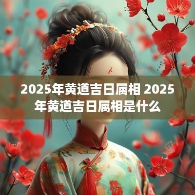 2025年黄道吉日属相 2025年黄道吉日属相是什么