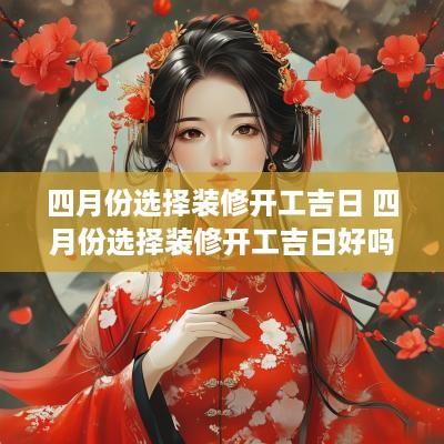 四月份选择装修开工吉日 四月份选择装修开工吉日好吗