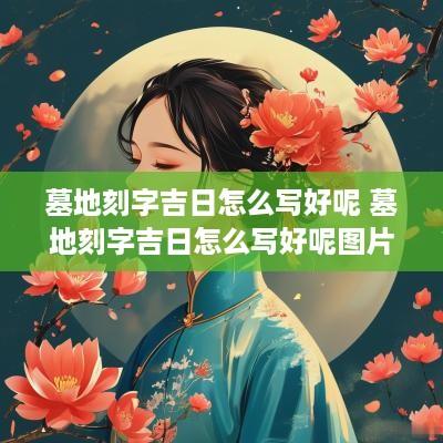 墓地刻字吉日怎么写好呢 墓地刻字吉日怎么写好呢图片