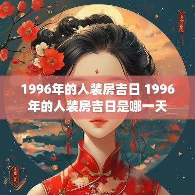 1996年的人装房吉日 1996年的人装房吉日是哪一天