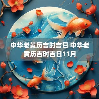 中华老黄历吉时吉日 中华老黄历吉时吉日11月