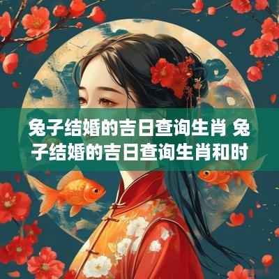 兔子结婚的吉日查询生肖 兔子结婚的吉日查询生肖和时辰