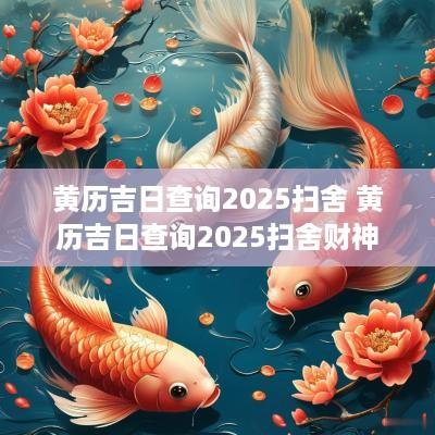 黄历吉日查询2025扫舍 黄历吉日查询2025扫舍财神