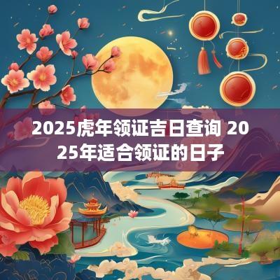 2025蛇年领证吉日查询 2025年适合领证的日子
