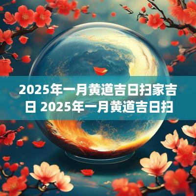 2025年一月黄道吉日扫家吉日 2025年一月黄道吉日扫家吉日有哪些