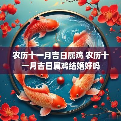 农历十一月吉日属鸡 农历十一月吉日属鸡结婚好吗