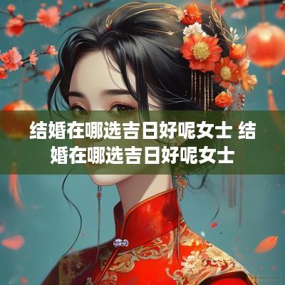 结婚在哪选吉日好呢女士 结婚在哪选吉日好呢女士