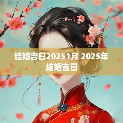 结婚吉日20251月 2025年结婚吉日
