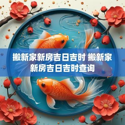 搬新家新房吉日吉时 搬新家新房吉日吉时查询