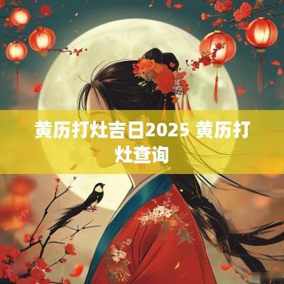 黄历打灶吉日2025 黄历打灶查询