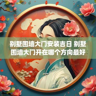 别墅围墙大门安装吉日 别墅围墙大门开在哪个方向最好