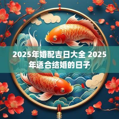 2025年婚配吉日大全 2025年适合结婚的日子