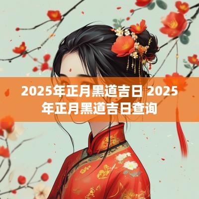 2025年正月黑道吉日 2025年正月黑道吉日查询