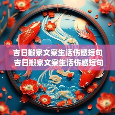 吉日搬家文案生活伤感短句 吉日搬家文案生活伤感短句
