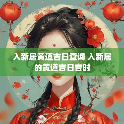 入新居黄道吉日查询 入新居的黄道吉日吉时