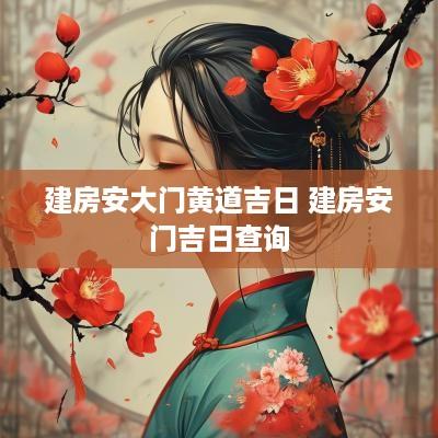 建房安大门黄道吉日 建房安门吉日查询