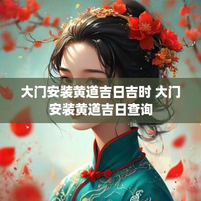大门安装黄道吉日吉时 大门安装黄道吉日查询