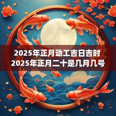 2025年正月动工吉日吉时 2025年正月二十是几月几号