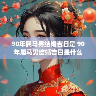 90年属马男结婚吉日是 90年属马男结婚吉日是什么