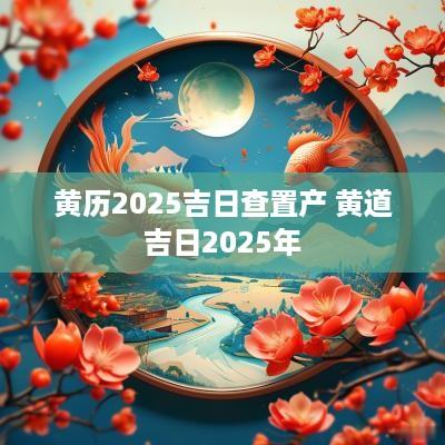 黄历2025吉日查置产 黄道吉日2025年