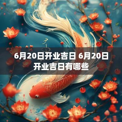 6月20日开业吉日 6月20日开业吉日有哪些