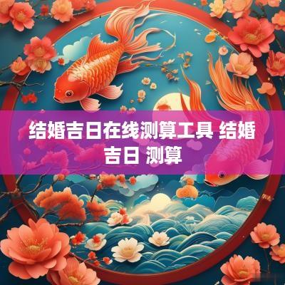 结婚吉日在线测算工具 结婚吉日 测算