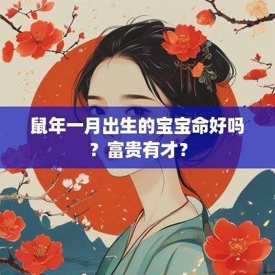 蛇年一月出生的宝宝命好吗？富贵有才？