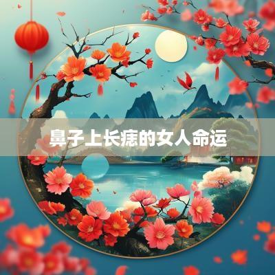 鼻子上长痣的女人命运