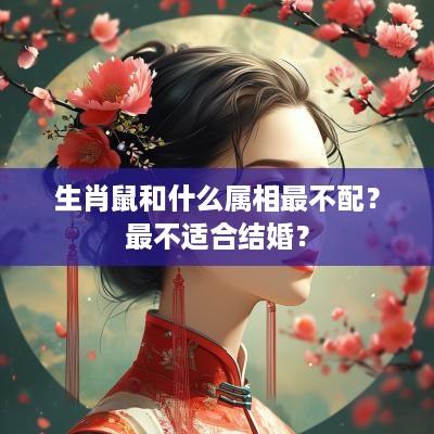 生肖鼠和什么属相最不配？最不适合结婚？