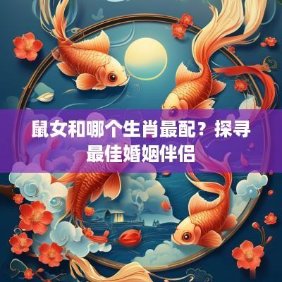 鼠女和哪个生肖最配？探寻最佳婚姻伴侣