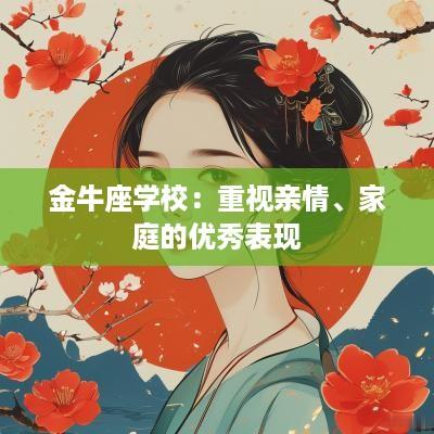 金牛座学校：重视亲情、家庭的优秀表现