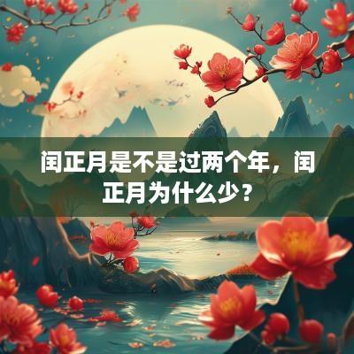 闰正月是不是过两个年，闰正月为什么少？