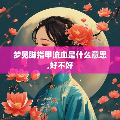 梦见脚指甲流血是什么意思,好不好