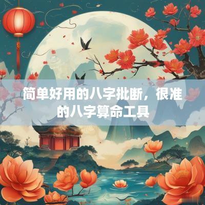 简单好用的八字批断，很准的八字算命工具