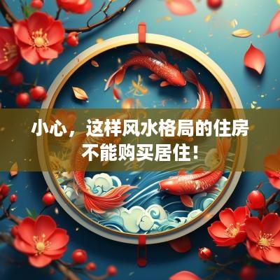 小心，这样风水格局的住房不能购买居住！