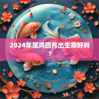 2025年属鸡四月出生命好吗？