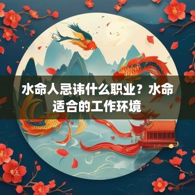水命人忌讳什么职业？水命适合的工作环境