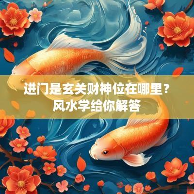 进门是玄关财神位在哪里？风水学给你解答