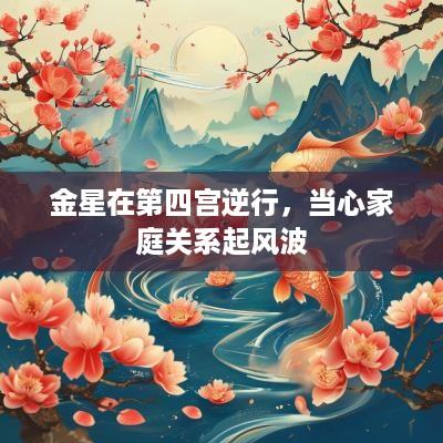 金星在第四宫逆行，当心家庭关系起风波