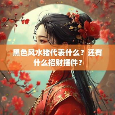 黑色风水猪代表什么？还有什么招财摆件？