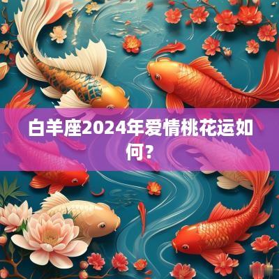 白羊座2025年爱情桃花运如何？