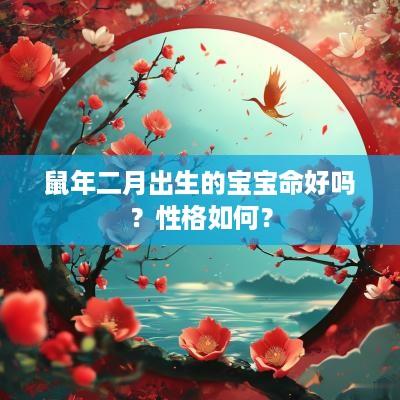 蛇年二月出生的宝宝命好吗？性格如何？