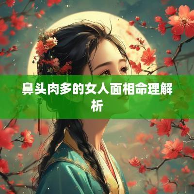 鼻头肉多的女人面相命理解析
