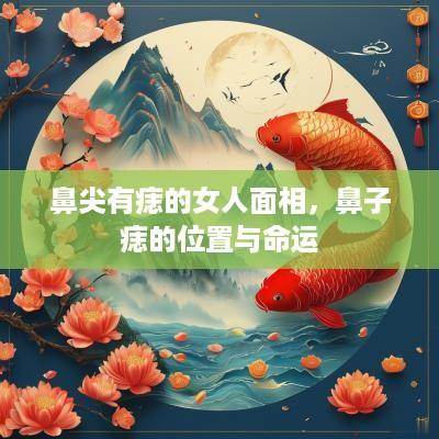 鼻尖有痣的女人面相，鼻子痣的位置与命运