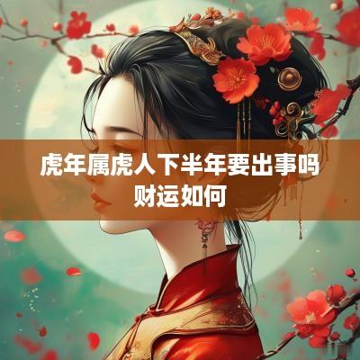 蛇年属虎人下半年要出事吗财运如何