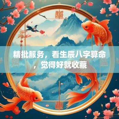 精批服务，看生辰八字算命，觉得好就收藏