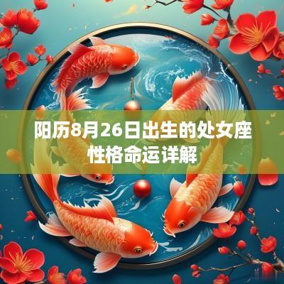 阳历8月26日出生的处女座性格命运详解