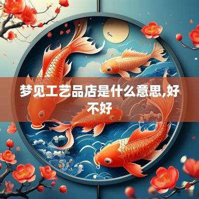 梦见工艺品店是什么意思,好不好